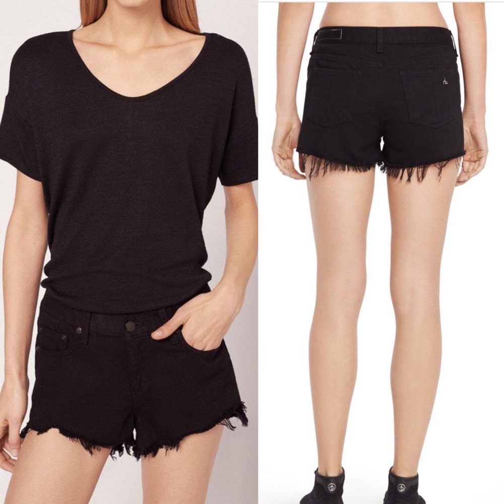 NWOT Rag & Bone Cutoff Short in Black
